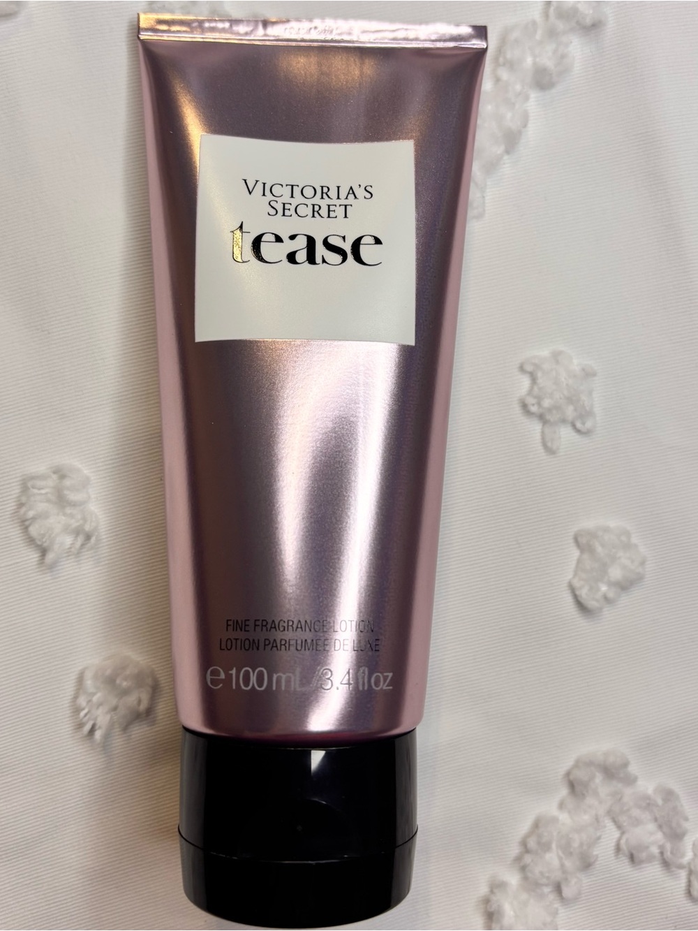 Victoria's Secret Metallic Rose Pink Body Lotion Tube